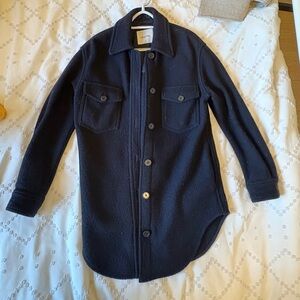 Ganna shacket from aritiza in black